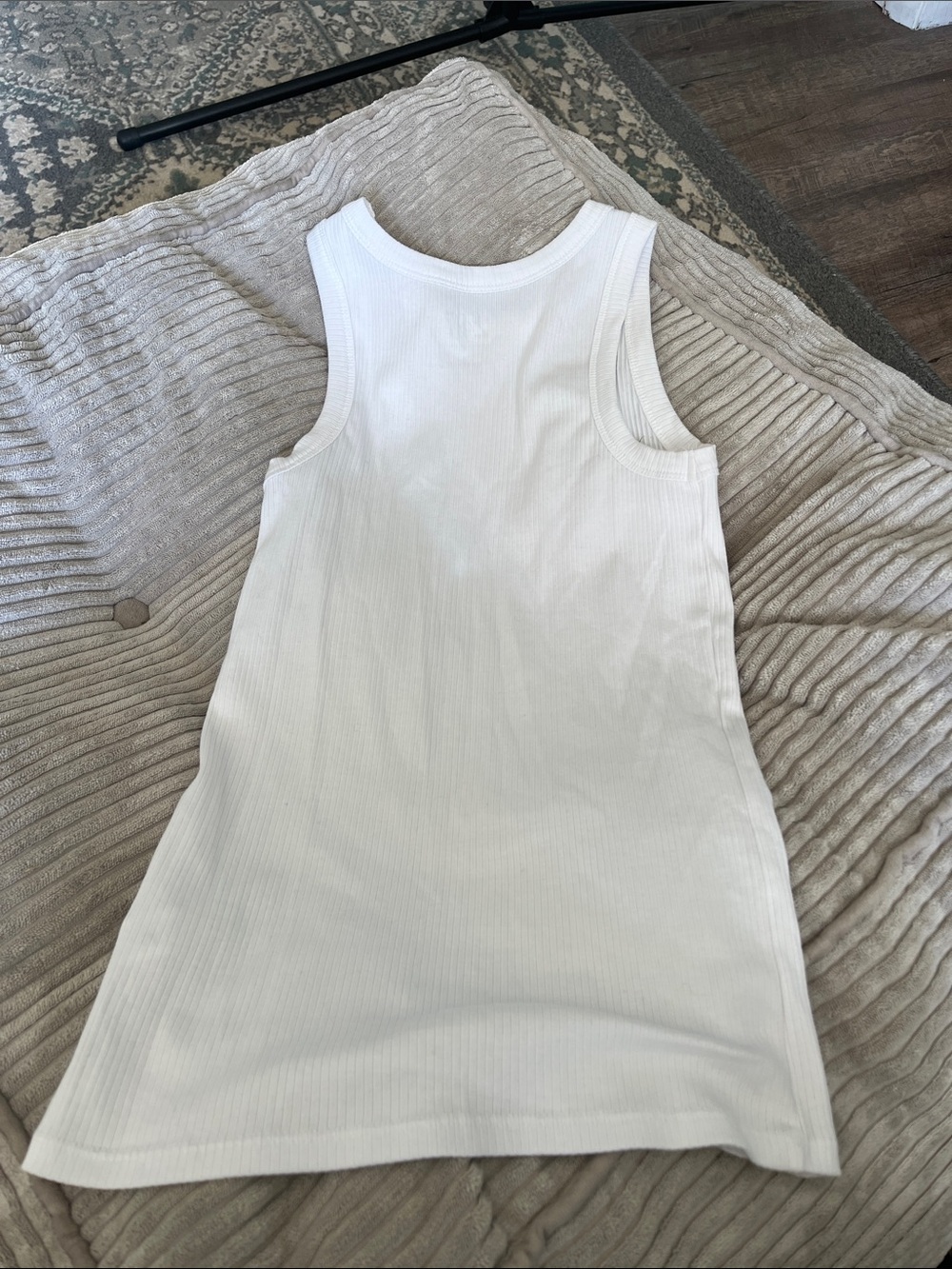 Maurices White Ribbed Sleeveless Tank - Picture 3 of 3